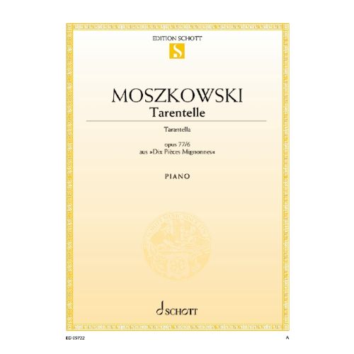 Moszkowski Tarantella No. 6 from "Dix Pièces Mignonnes"