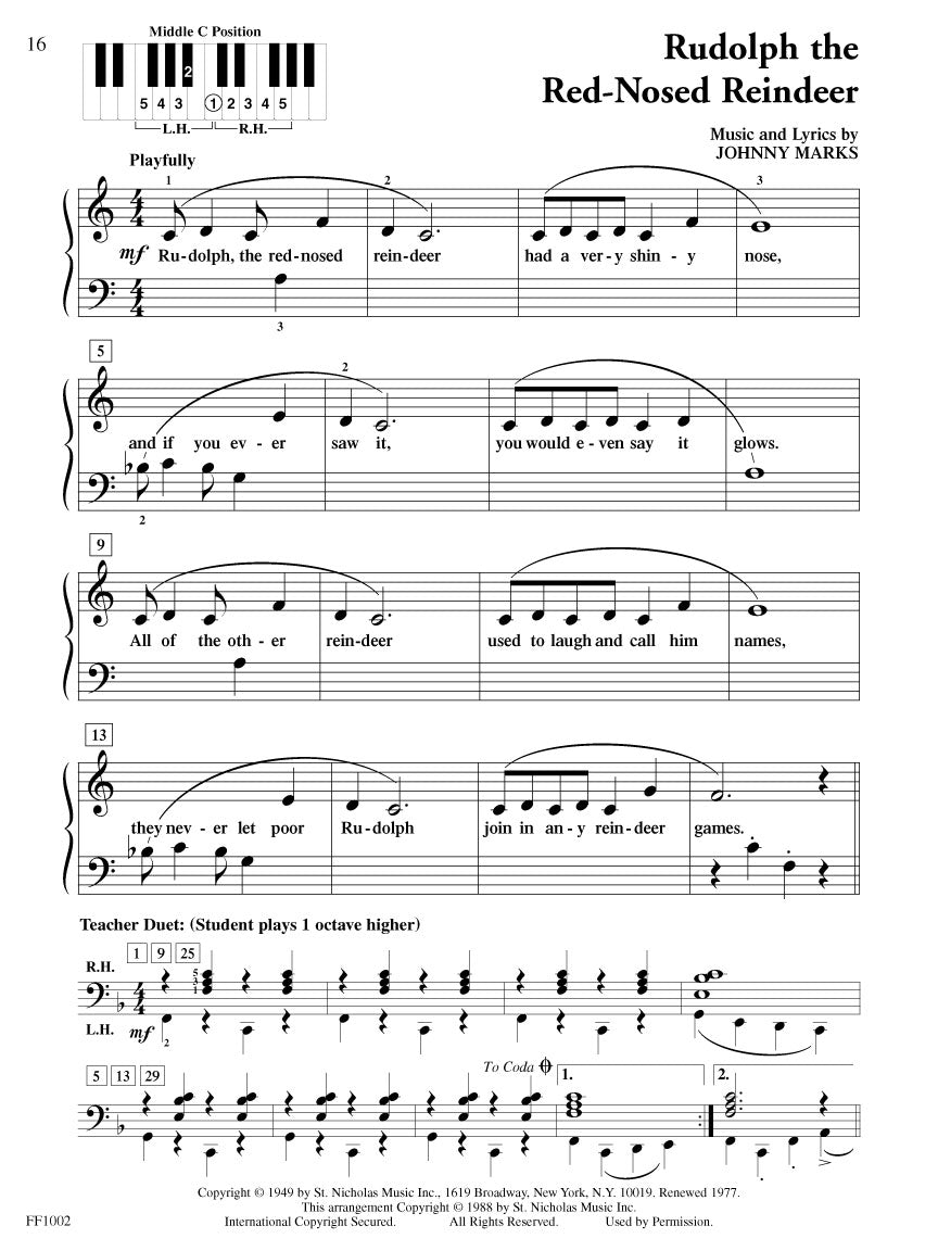 PlayTime Piano: Christmas  Level 1