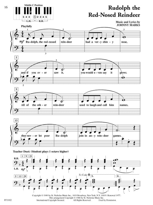 PlayTime Piano: Christmas  Level 1