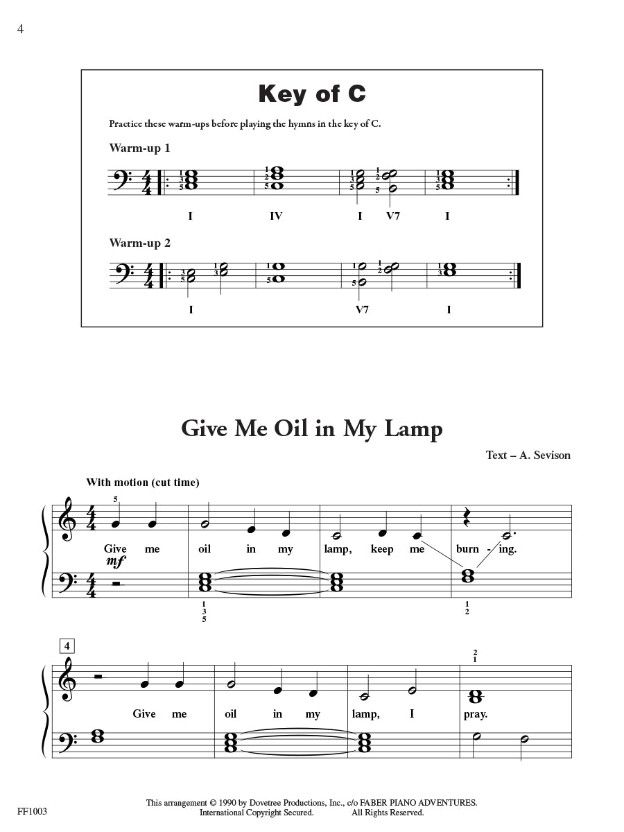 ChordTime Piano HYMNS Level 2B