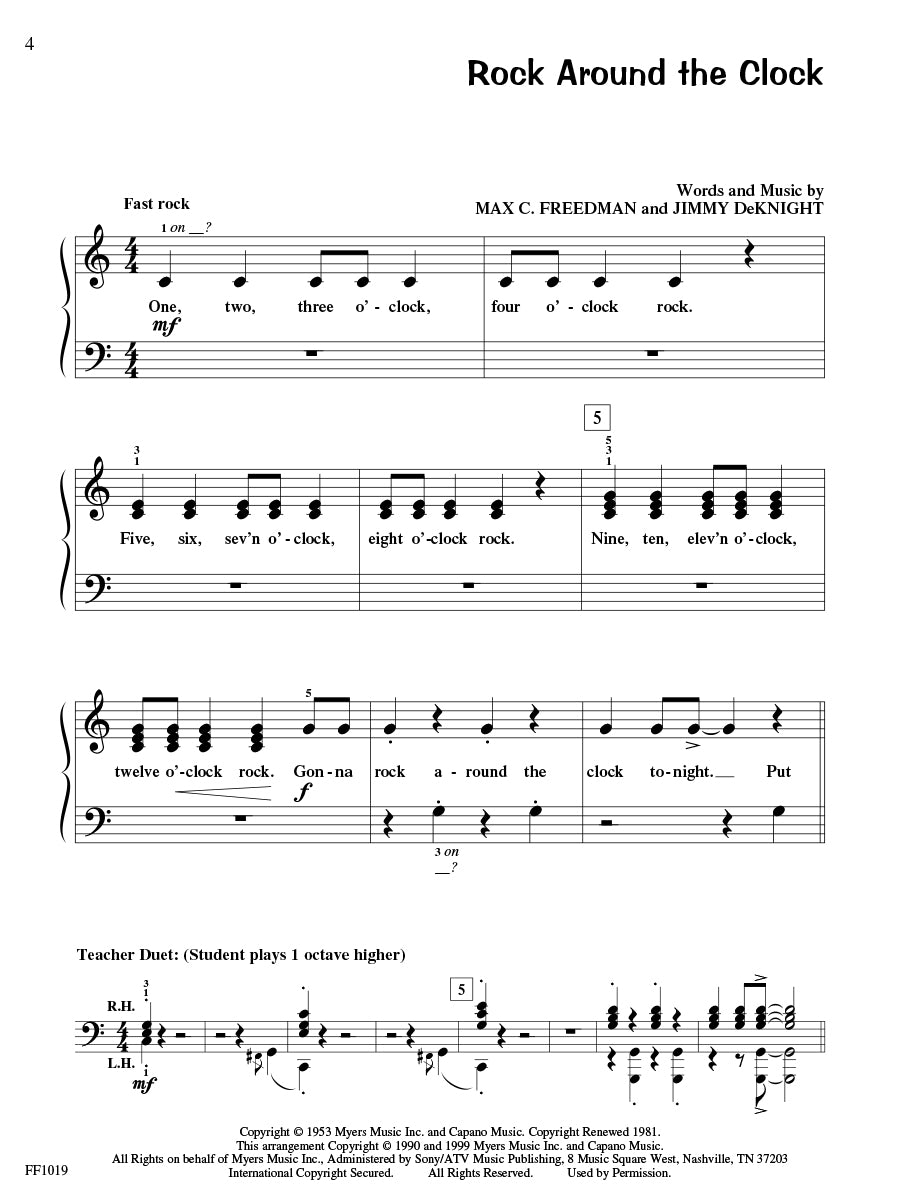 PlayTime Piano ROCK 'N ROLL Level 1