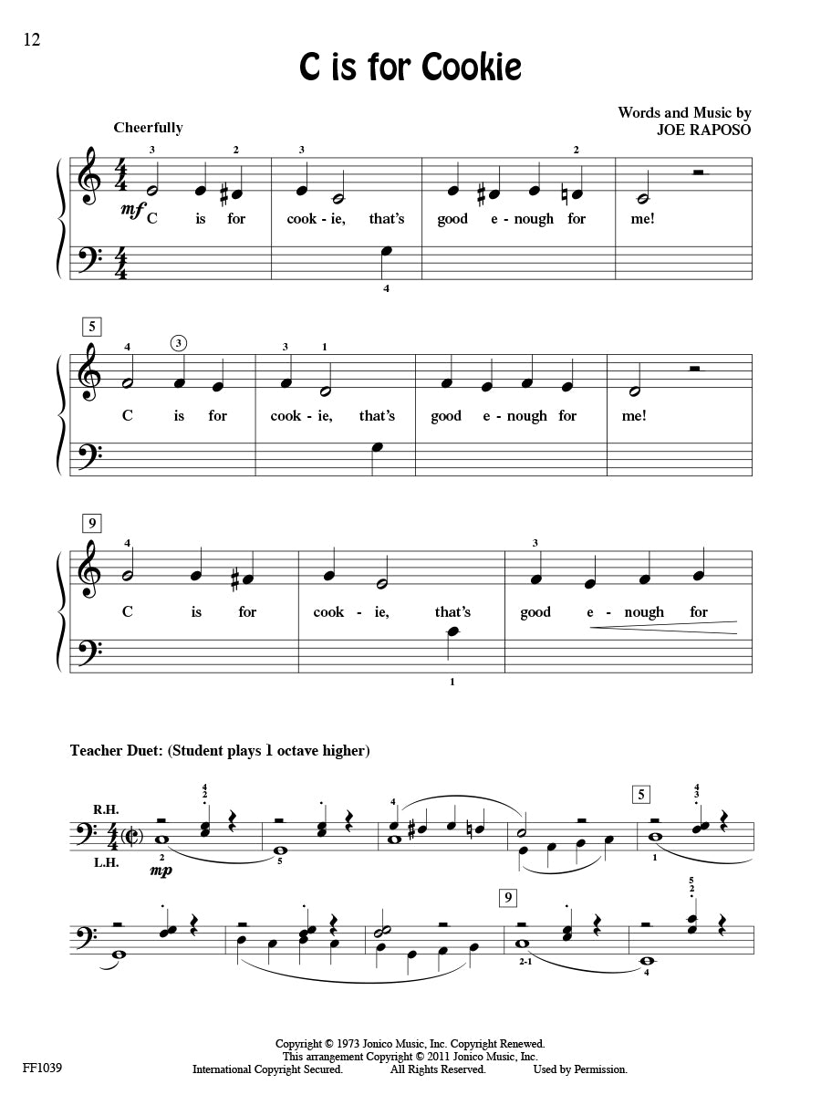 PlayTime Piano KIDS' SONGS Level 1