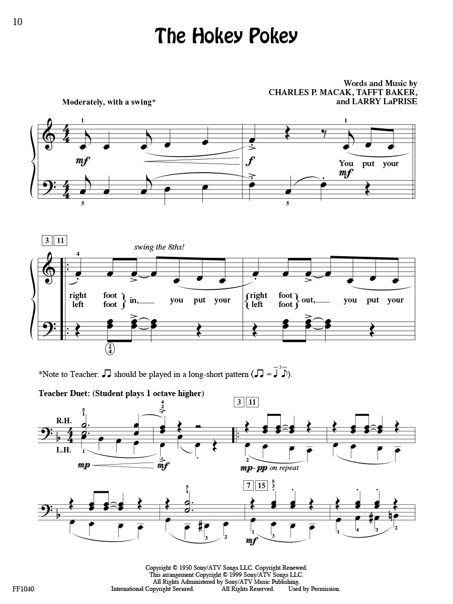 ChordTime Piano KIDS' SONGS Level 2B