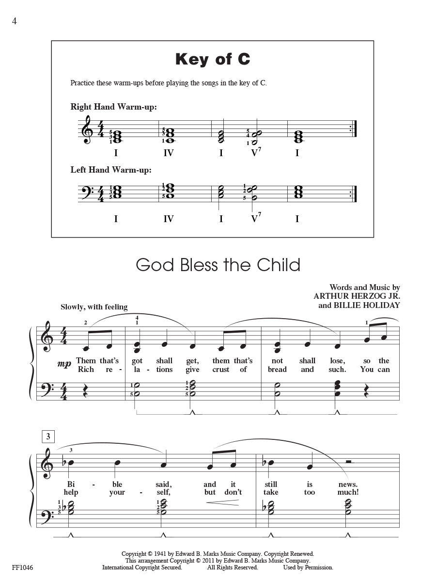 ChordTime Piano JAZZ & BLUES Level 2B