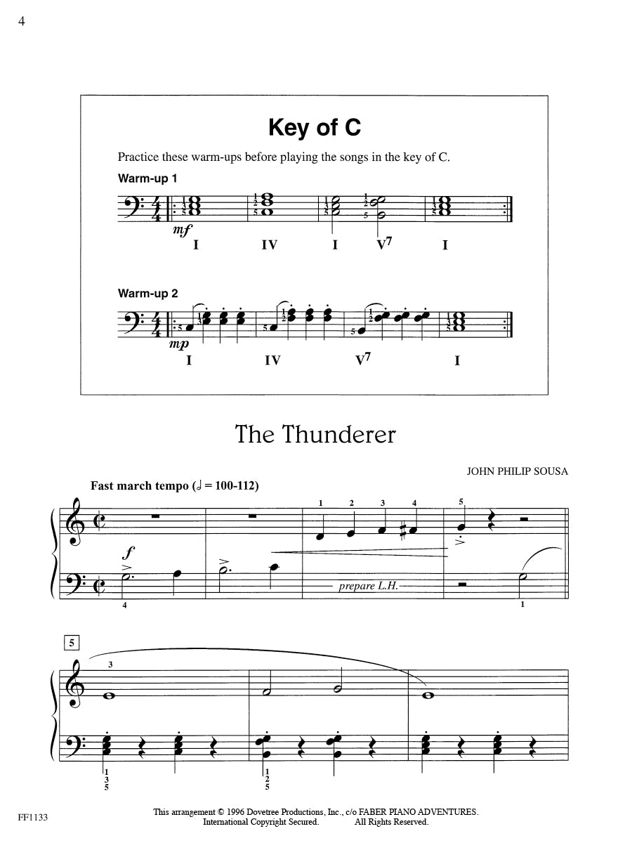 ChordTime Piano RAGTIME & MARCHES Level 2B