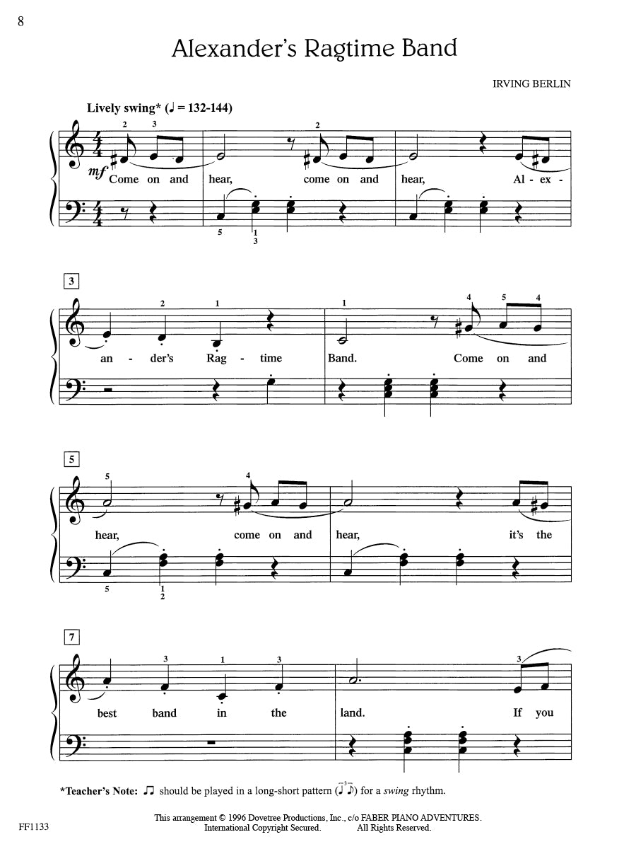 ChordTime Piano RAGTIME & MARCHES Level 2B