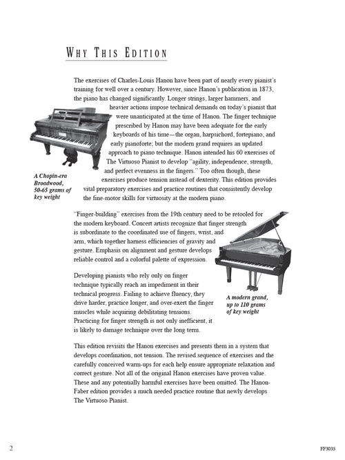Hanon-Faber: The New Virtuoso Pianist Selections from Parts 1 and 2