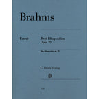 Brahms Two Rhapsodies op. 79