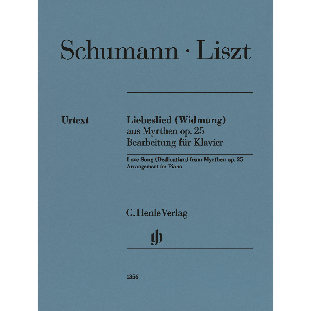 Liszt Love Song (Dedication) from Myrthen op. 25