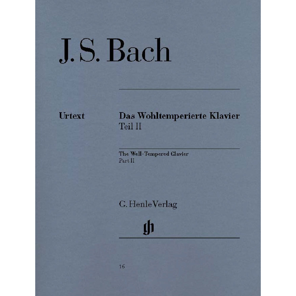 Bach The Well-Tempered Clavier Part II BWV 870-893