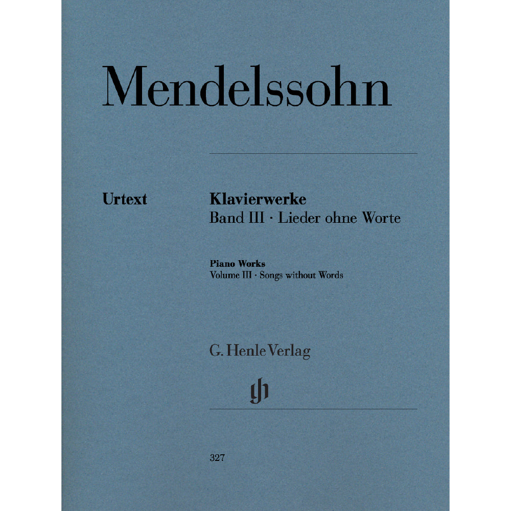 Mendelssohn Bartholdy Piano works, Volume III - Songs without Words