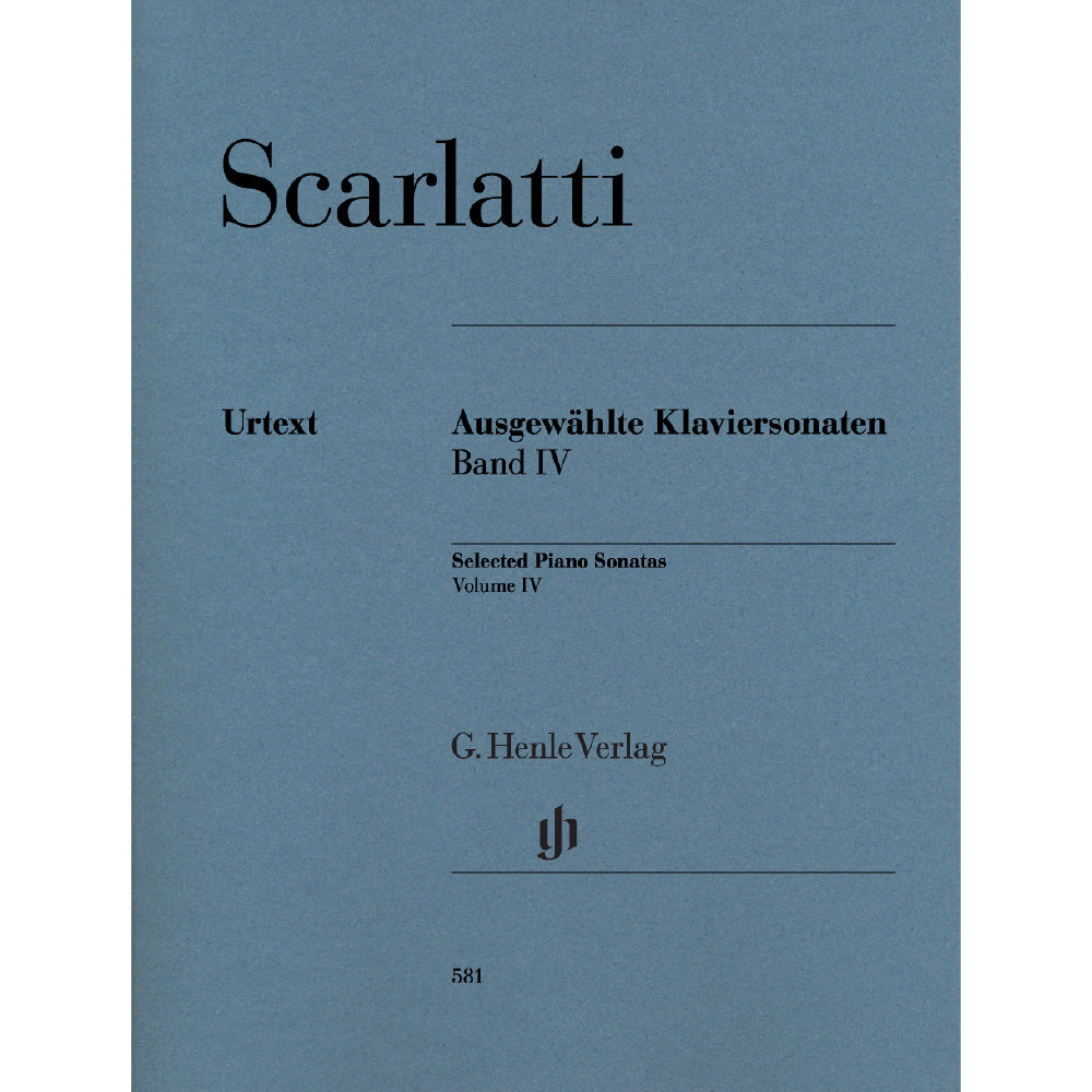 Scarlatti Selected Piano Sonatas, Volume IV