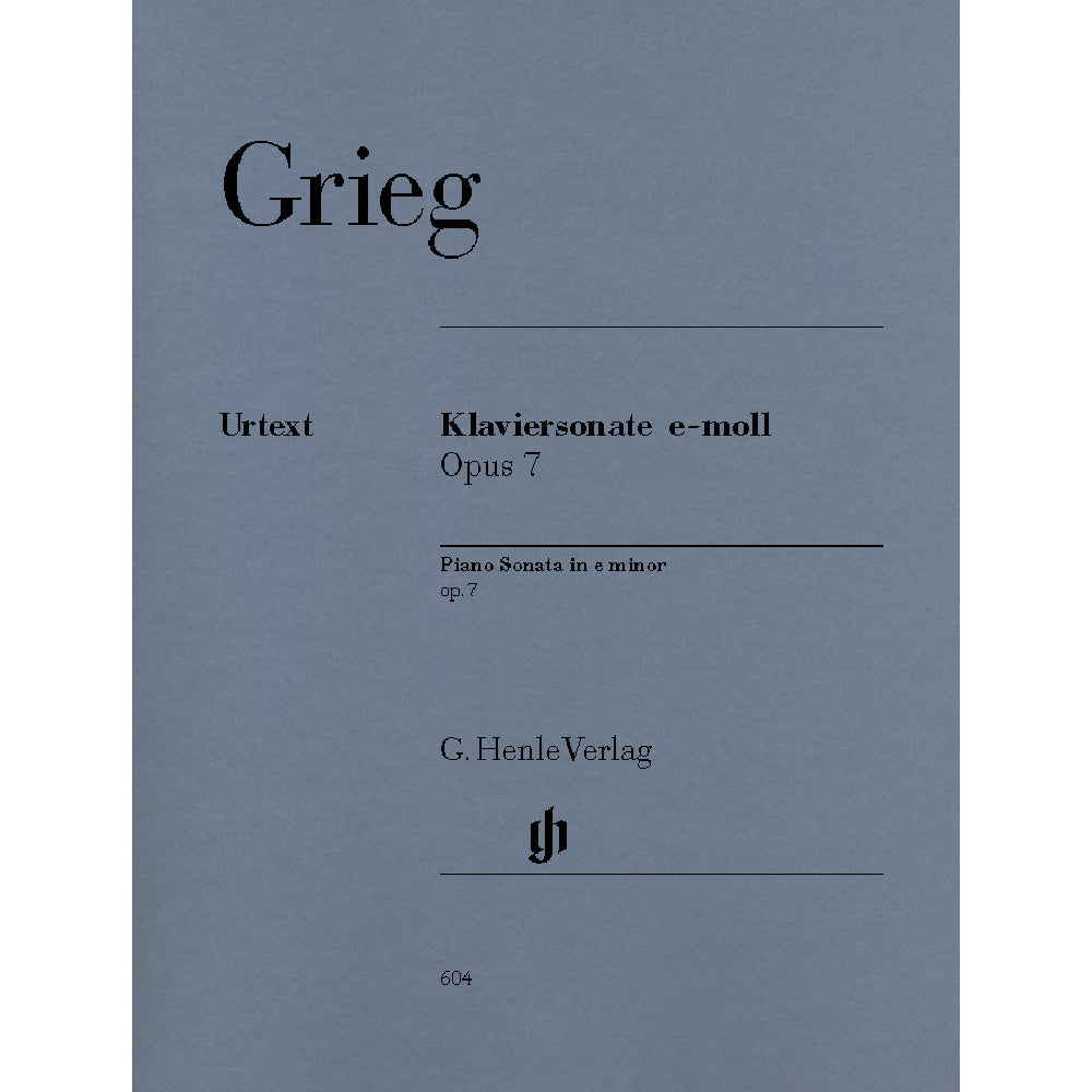 Grieg Piano Sonata e minor op. 7