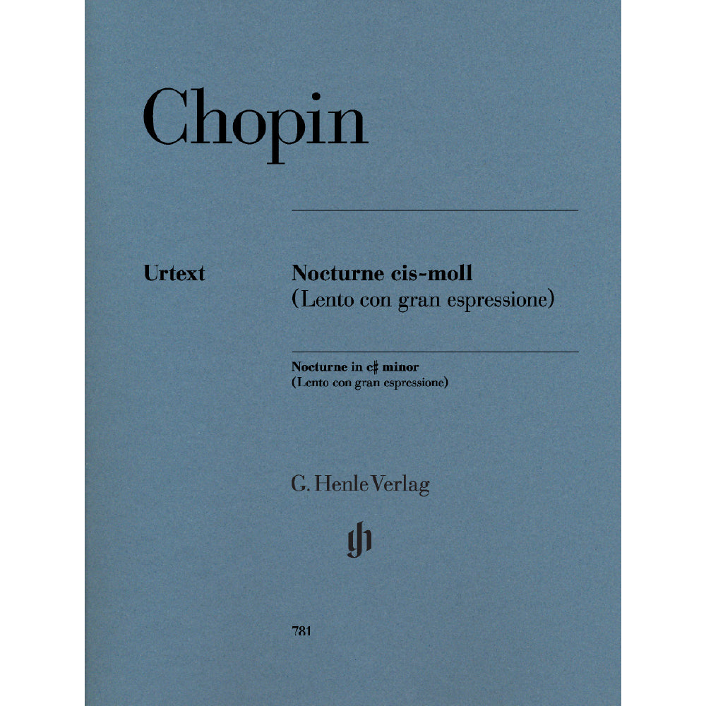 Chopin Nocturne c sharp minor (Lento con gran espressione)