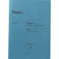 Henle Notes, Music notebook S