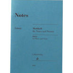 Henle Notes, Music notebook S