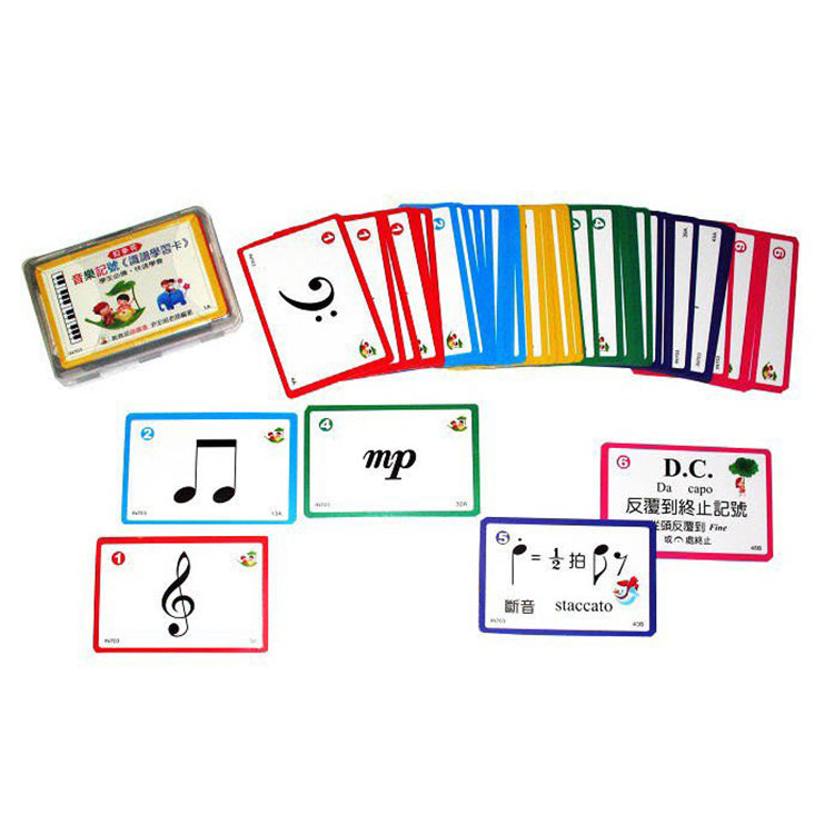 貝多芬 識譜學習卡(音樂記號)