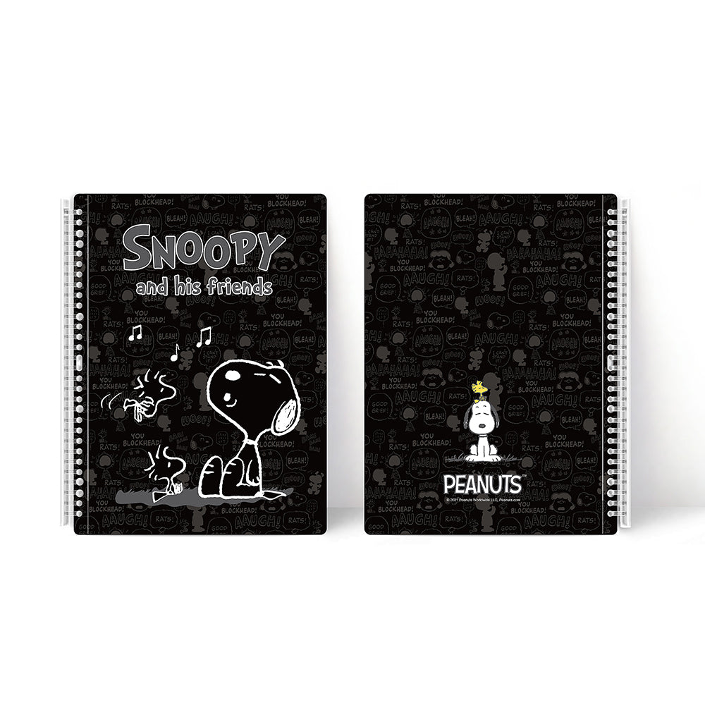 史努比系列 A4不反光活頁樂譜夾