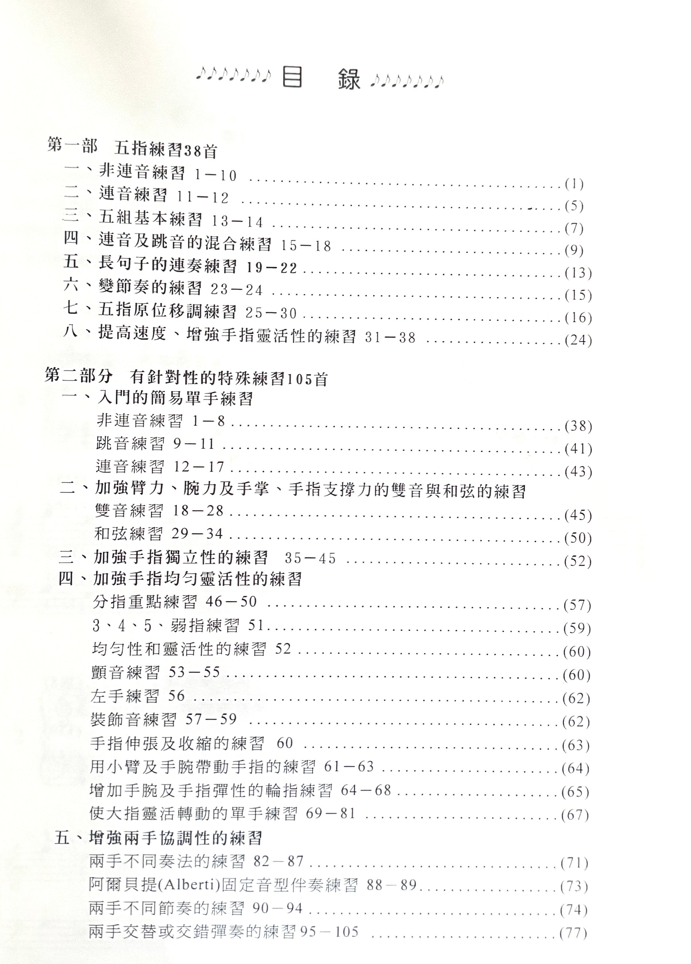 兒童鋼琴手指練習