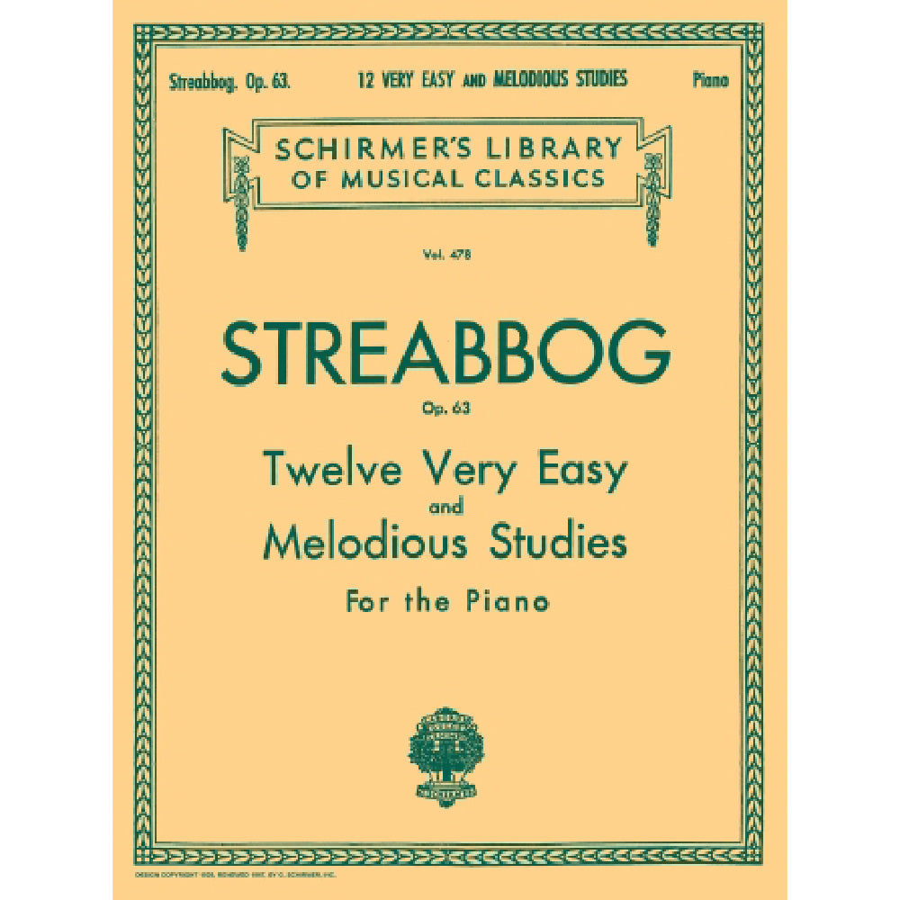 12 Very Easy and Melodious Studies, Op. 63