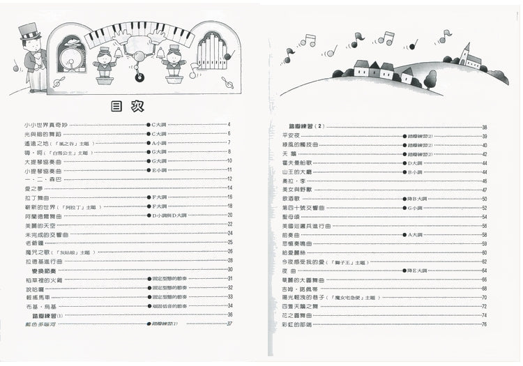 日本 DOREMI 佈爾格彌勒併用鋼琴曲集