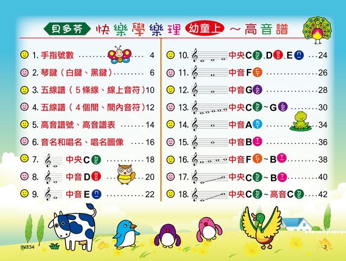 貝多芬 快樂學樂理 (幼童上)
