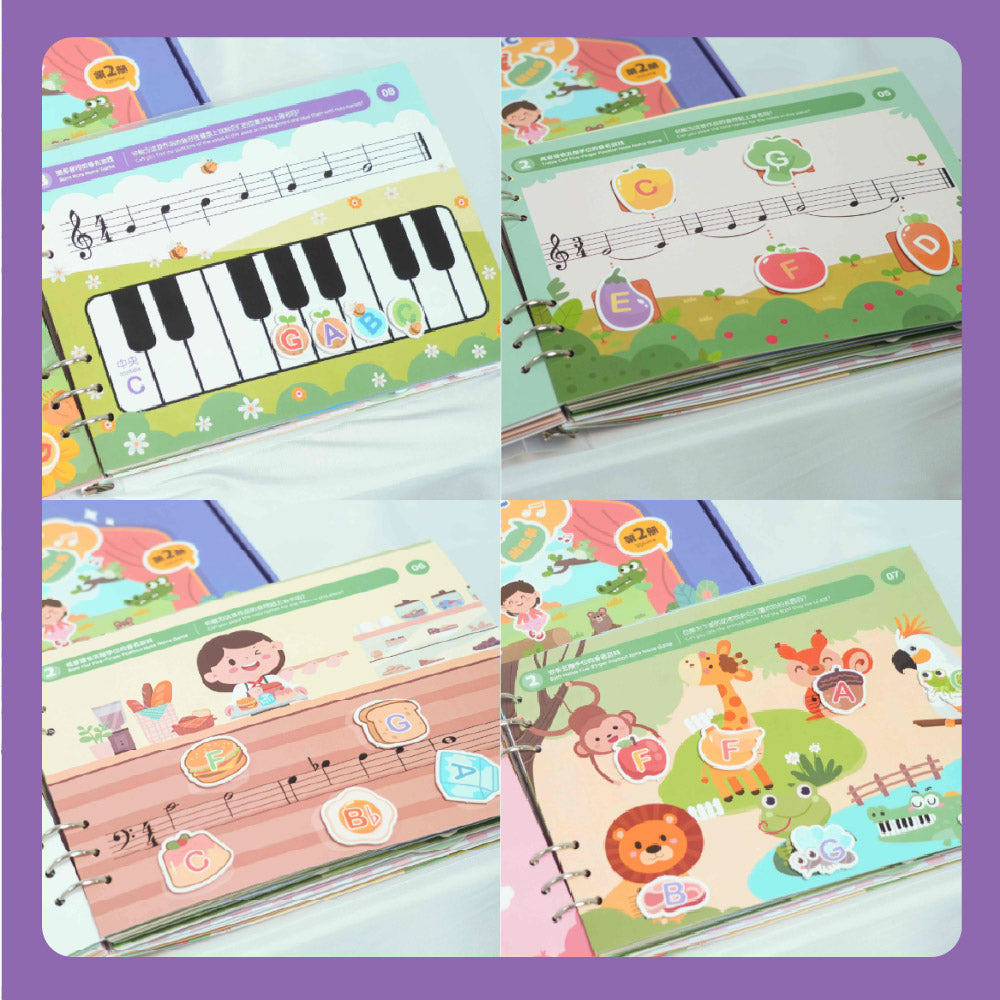 FEEL MUSIC 音樂遊戲貼貼書 第二冊