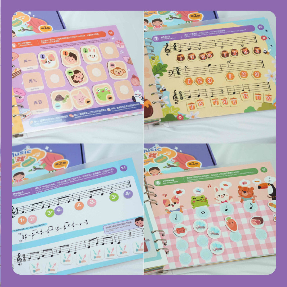 FEEL MUSIC 音樂遊戲貼貼書 第二冊