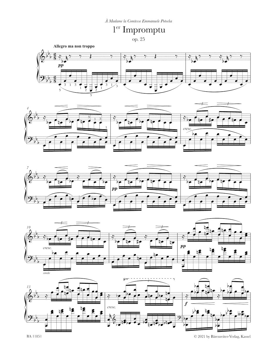 Fauré 5 Impromptus for Piano