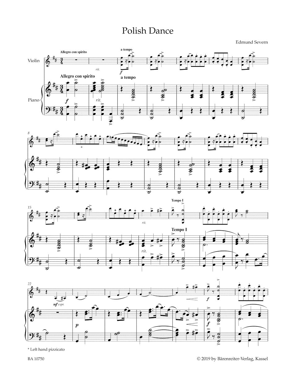 Polish Dance With fingering