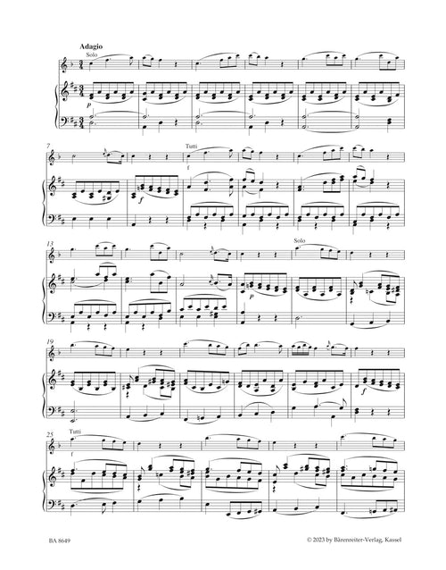 Adagio for Clarinet and Orchestra (K. 622)