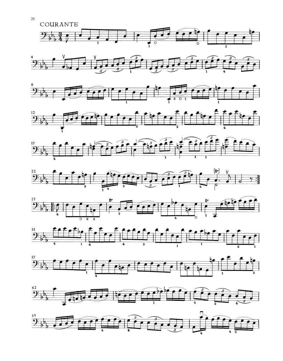 Six Suites for Violoncello solo BWV 1007-1012