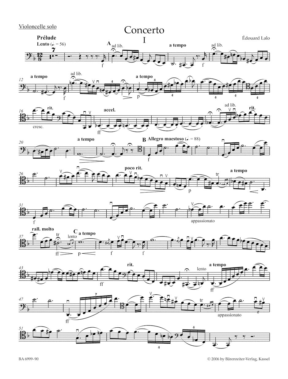 Concerto for Violoncello and Orchestra in D minor