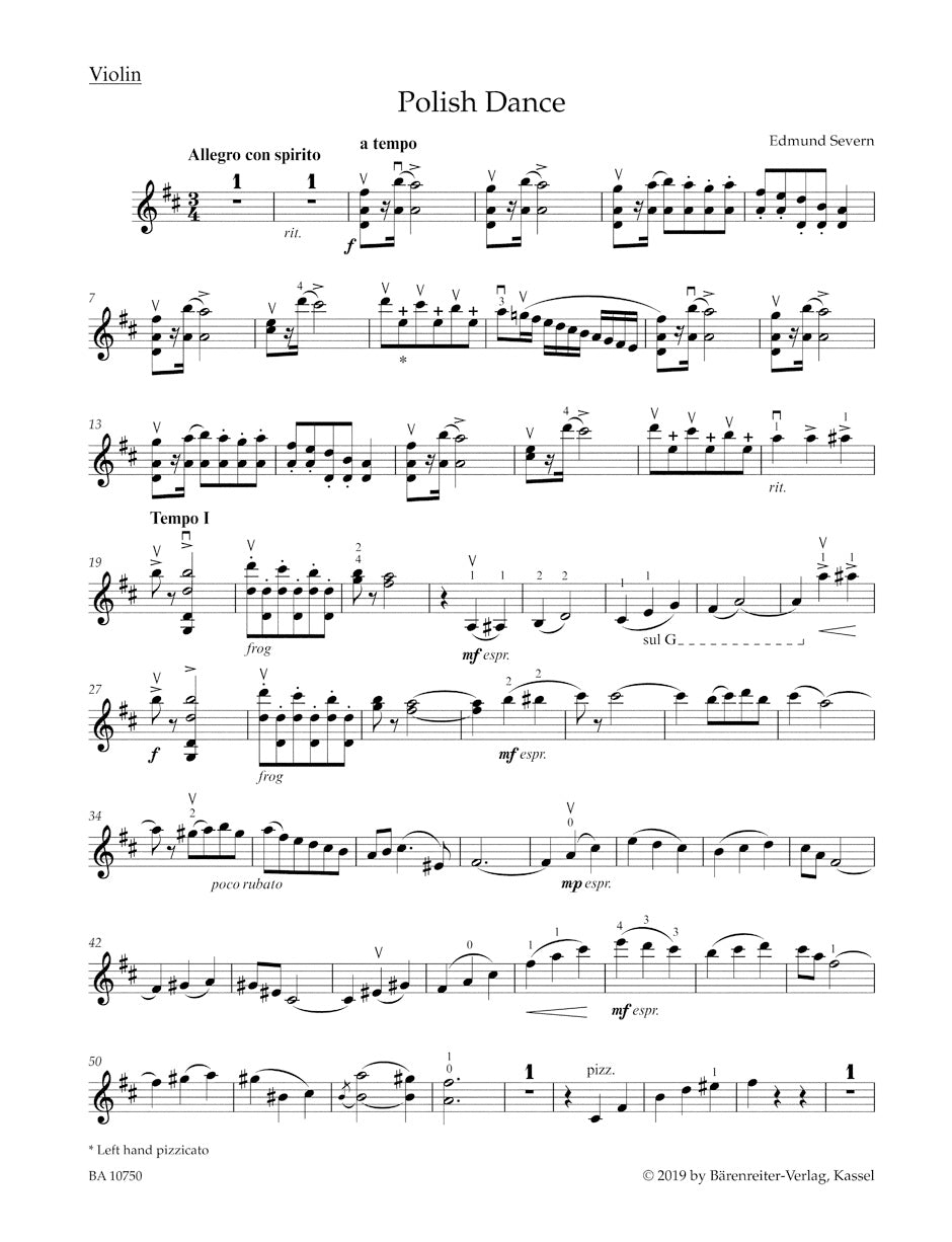 Polish Dance With fingering