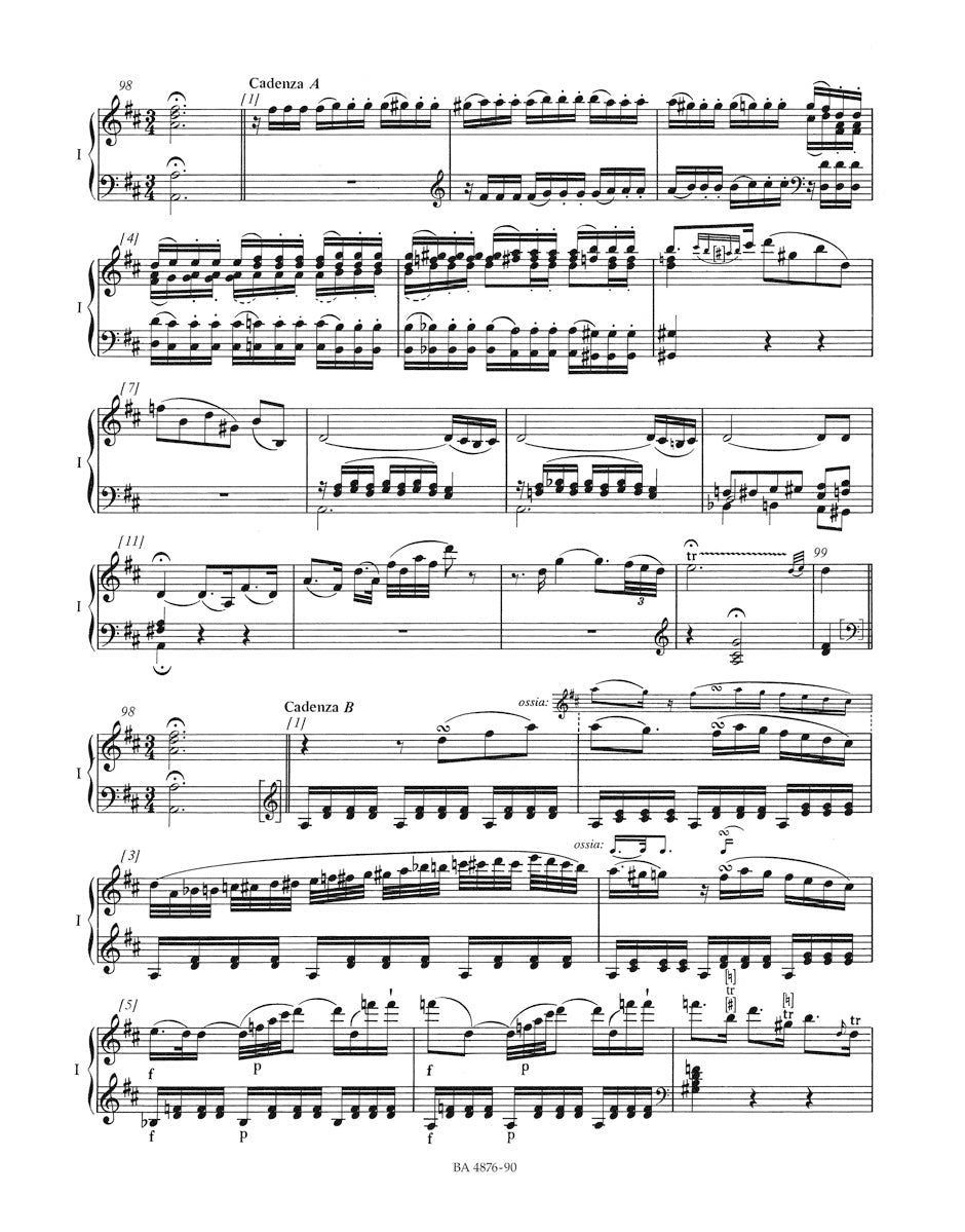 Concerto for Piano and Orchestra no. 12 in A major K. 414
