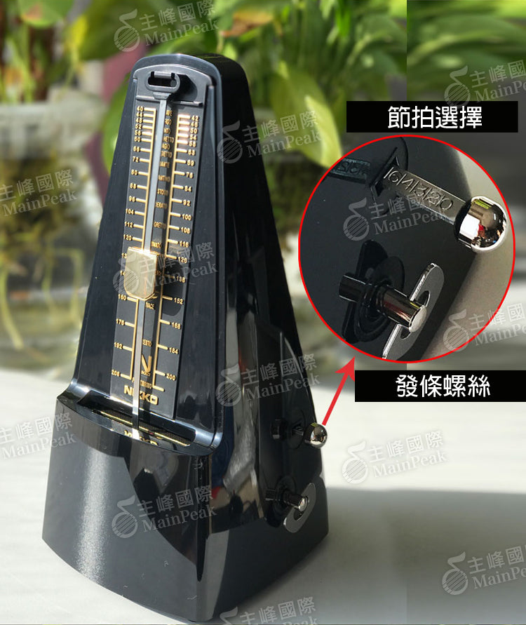 Nikko 傳統發條機械式節拍器