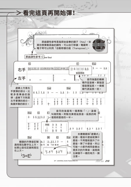 HIT 101中文經典鋼琴百大首選 簡譜版