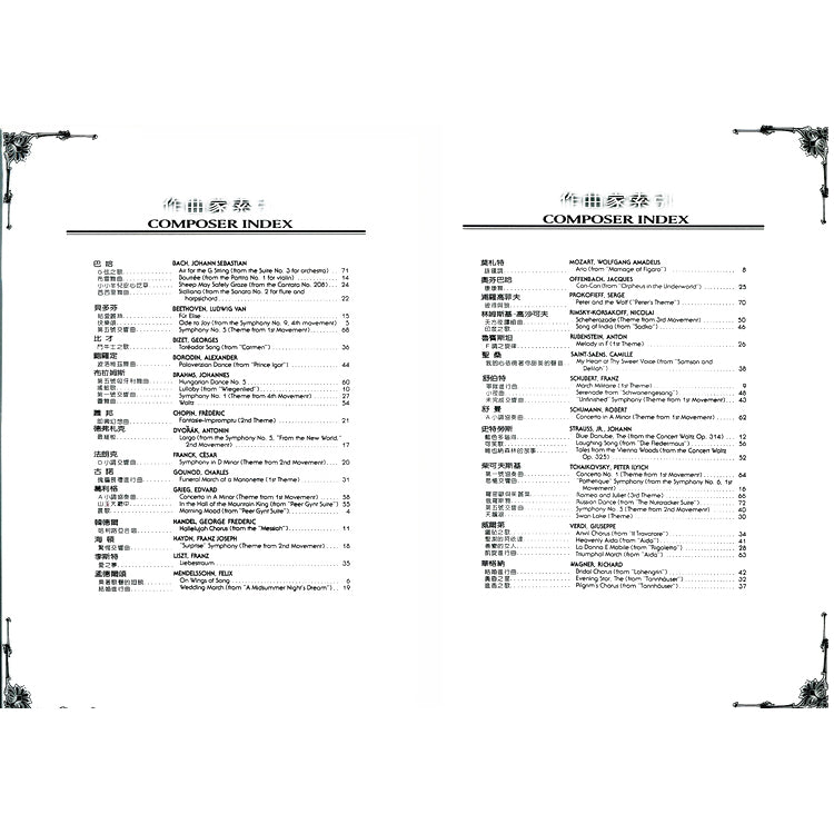 巴斯田 古典主題鋼琴曲集